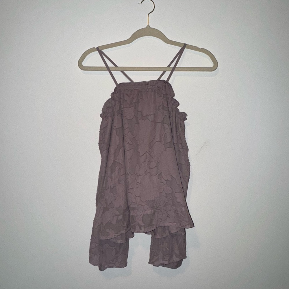 Leith Purple Ruffle Blouse - Picture 3 of 4
